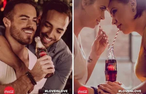 Coca-Cola promuje się plakatami z parami homoseksualnymi. Politycy chcą bojkotu