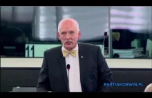 Janusz Korwin-Mikke: Ludzie muszą żyć z pracy, a nie z zasiłków