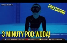 Freediving: 3 minutes underwater