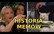 Historia Memów Kobieta krzyczy na kota