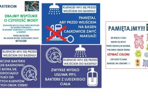 Basen w Zabrzu zamknięty. Bakterie w wodzie biorą się od nieumytych klientów