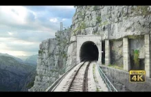 Okiem maszynisty: trasa kolejowa w Czarnogórze - 102 tunele, 96 mostów.