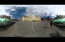 Film 360 stopni z wrocławskiego Rynku