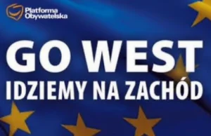 Wielka wpadka PO. Ich slogan oznacza "zużycie, śmierć i klęskę"