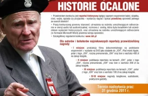 "Historie Ocalone" - konkurs Wiedzy i Życia