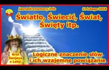 Światło, Świecić, Świat, Święty itp Logiczne znaczenie słów i ich wzajemne...