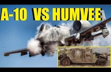 A-10 Warthog niszczy Humvee.
