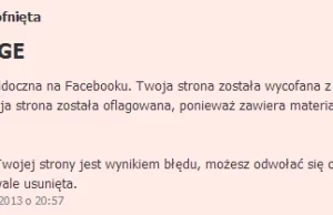 Dziwna polityka Facebooka, usuwanie niewygodnych fanpage?