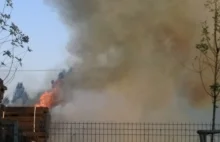 Pożar na Dworcu Warszawa Zachodnia