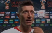 Robert Lewandowski o przegranym meczu z Kolumbią [WIDEO