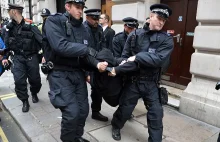 Setki policjantów usuwa protestantów przeciwko G8 - Londyn
