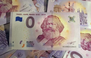 Banknot z Karolem Marksem rozchodzi się jak ciepłe bułeczki