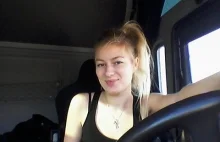 Kolejny filmik Iwony Blecharczyk - Trucking Girl