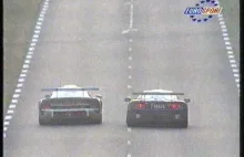pojedynek Porsche GT1 z McLarenem F1 podczas Le Mans 1996