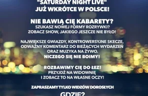 Czy polski SNL będzie lepszy niż kabarety?