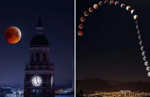 Zobacz kilka niesamowitych zdjęć wczorajszego zaćmienia Księżyca. Naprawdę...