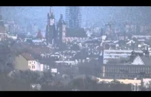 Widok na panoramę Krakowa z fortu "Bodzów"
