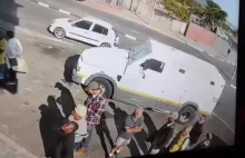 Perfekcyjnie wykonana akcja ataku na opancerzoną furgonetkę