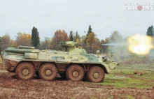 Wozy BTR-82 w rękach separatystów na Ukrainie