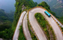 Najbardziej niebezpieczne drogi na ziemi - Tiammen Mount Road, Zhangjiajie.