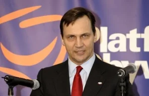 Minister Sikorski zachęcał do skandowania "były prezydent, lech kaczynski"