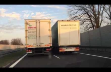 Wyścigi ciężarówek na S3. Nagrane: 09.04.2015