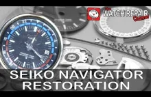 Restoration of a 1970's Seiko Navigator watch