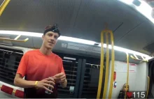 Polak pokonał warszawskie metro. Zobacz wideo z dramatycznego wyścigu