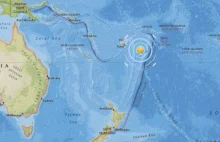 Silne trzęsienie ziemi na Pacyfiku. Wydano ostrzeżenie przed tsunami