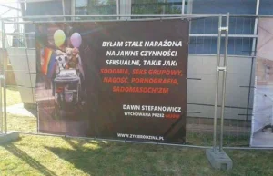 Homofobiczna wystawa w centrum Opoczna wywołała oburzenie mieszkańców