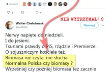 Walter Chełstowski uznaje Polaków za "biomasę"