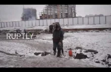 Ostra zima zaskoczyła falę imigrantów przedostających się przez Serbię.