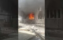 Amatorski film pokazujący sytuację chwilę po wybuchu gazu w Bytomiu