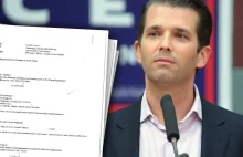 Donald Trump Jr. opublikował maile na Twitterze