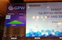 Brand24 z hukiem debiutuje na NewConnect. Kurs akcji na IPO: +67%