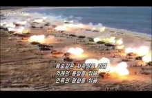 Propagandowy film pokazywany przez Koreańską TV. Ameryka w ogniu.