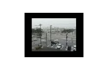 Nagranie ukazujące jak silne było tsunami w Japonii