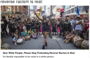 VICE twierdzi, że rasizm wobec białych jest niemożliwy