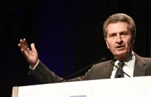 Oettinger dostał reprymendę za słowa o Polsce