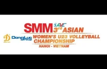 Siatkówka kobiet U23 Wietnam - U23 Malediwy 3:0 (25:1 25:2 25:2)