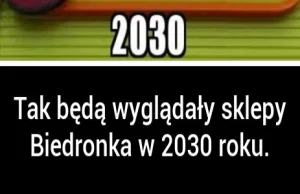 Tak będzie wyglądało logo biedronki w 2030 roku.