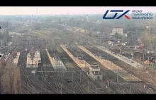 Najbardziej ruchliwa stacja kolejowa w Polsce na żywo okiem kamery.