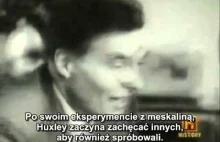 Aldous Huxley i jego "Drzwi percepcji" (fragment filmu dokum.)