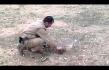 Kurdowie rozbrajają miny pułapki ISIS