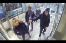 Polak broni kobietę w metrze w Sztokholmie. Reszta nie reaguje tak stanowczo.