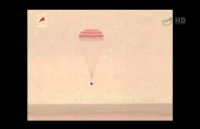 Wideo z piątkowego lądowania Soyuz-a z załogą Expedycji 41