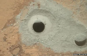 Mars rover gets first drill sample