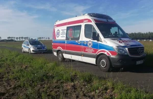 Paralotnia runęła na pole pod Koszalinem! 56-latek ranny [FOTO, FILM