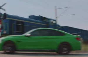 BMW po krytyce usuwa spot z samochodem ścigającym się z pociągiem
