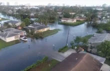 Dron Floryda huragan Irma